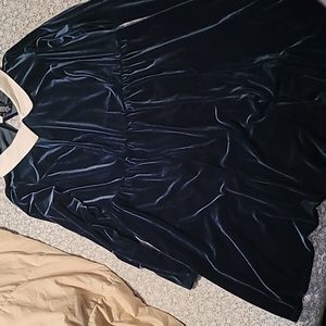 Hot topic dark green velvet dress plus sized 3 3xl